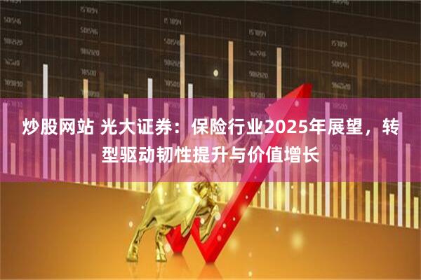 炒股网站 光大证券：保险行业2025年展望，转型驱动韧性提升与价值增长