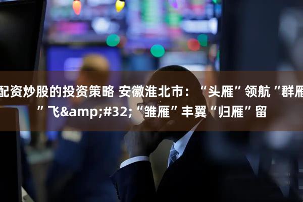配资炒股的投资策略 安徽淮北市：“头雁”领航“群雁”飞&#32;“雏雁”丰翼“归雁”留